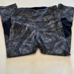 lululemon athletica Black and White Patterned Pants